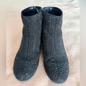 art class Black Studded Kids Boots